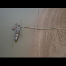 Eines der typischen flachen Boote
